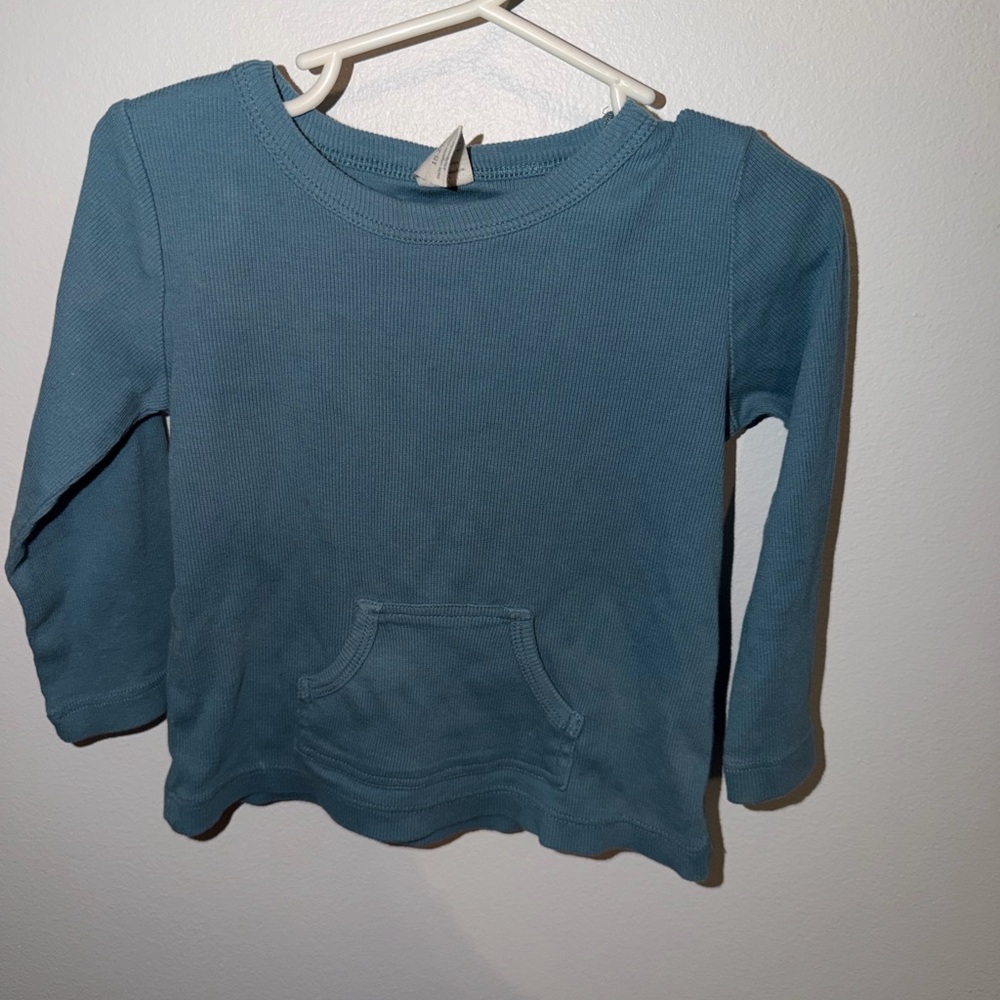 Kate Quinn Teal Long Sleeve Kids Tee